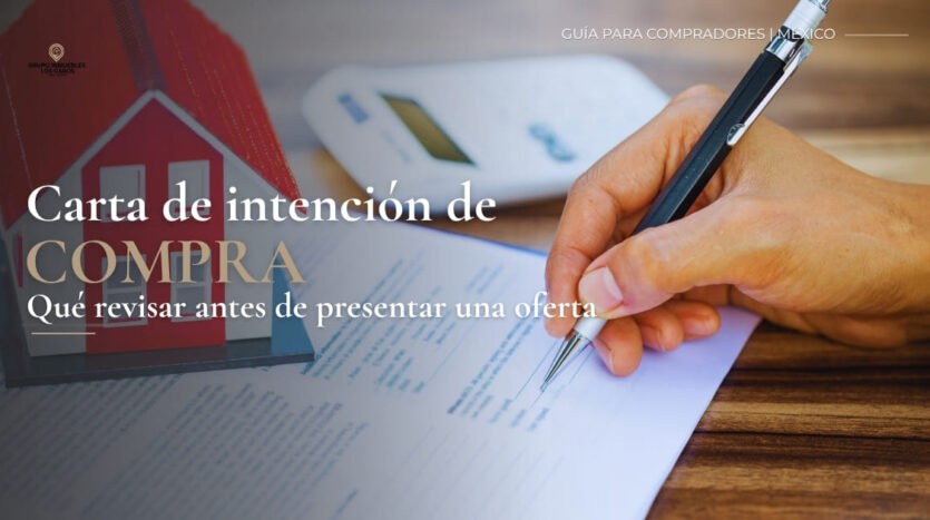 Carta de intención de compra de inmueble en México
