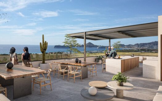 departamento en venta en tezal cabo san lucas, alberca, vista al mar, cuatrovientos el tezal
