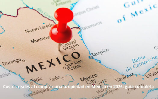 Costos reales al comprar una propiedad en México en 2026: guía completa